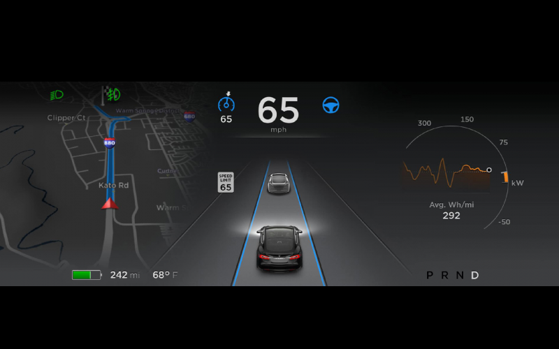 Tesla HUD